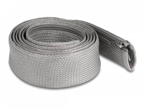 Delock 20832 20832 Geflechtschlauch Grau Polyester 2 m 35 mm (max) 1 St.