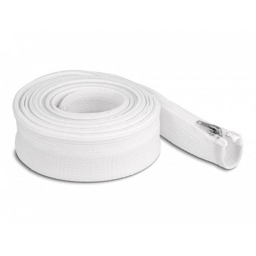 Thumbnail - Delock 20834 20834 Geflechtschlauch Weiß Polyester 3 m 20 mm (max) 1 St.