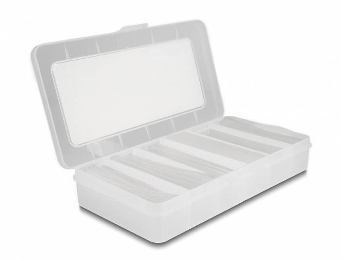 Delock 20863 Schrumpfschlauchsortiment Transparent Schrumpfrate:2:1 1 St.