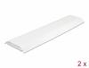 Delock Kabelkanal Polypropylen Weiß (L x B x H) 300 mm x 30 cm x 1 cm 2 St. 20886
