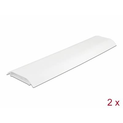 Delock Kabelkanal Polypropylen Weiß (L x B x H) 300 mm x 30 cm x 1 cm 2 St. 20886-0