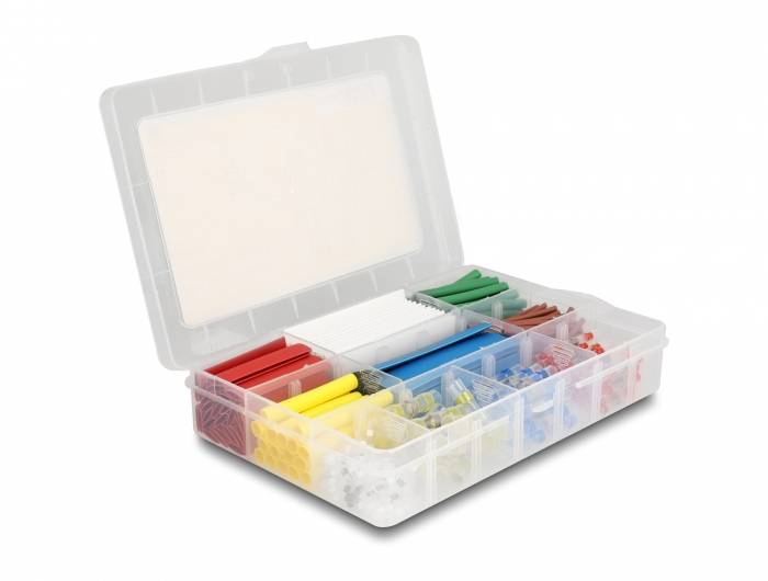 Thumbnail - Delock 20908 Schrumpfschlauchsortiment Mehrfarbig Schrumpfrate:2:1 1 St.