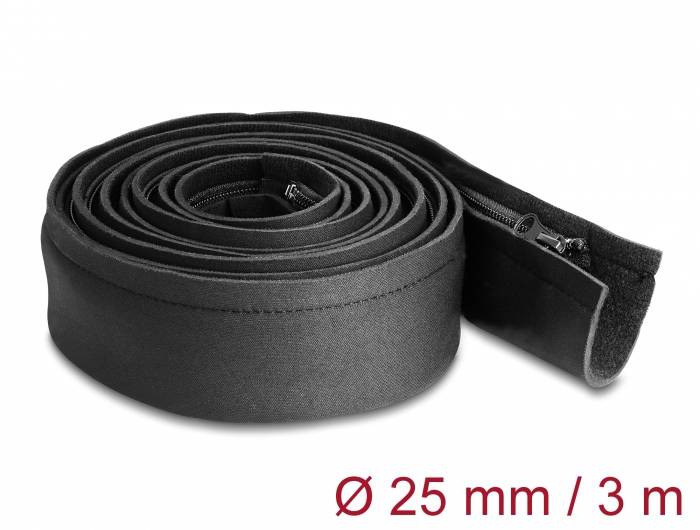 Delock 20914 20914 Kabelschlauch 25 mm (max) Schwarz 1 St.-2