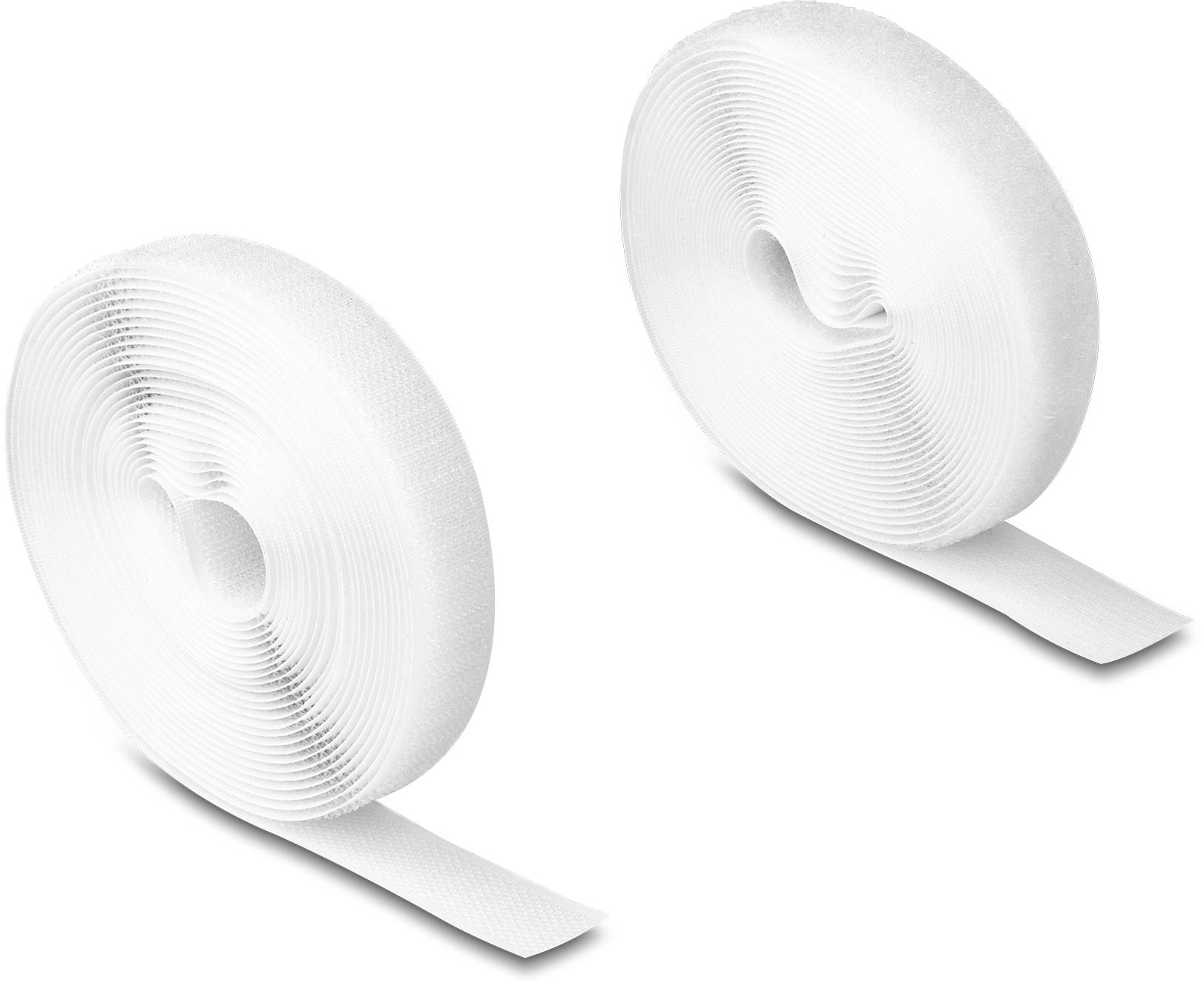 Delock 20919 Klettband zum Aufnähen Haft- und Flauschteil (L x B) 5 m x 20 mm Weiß 1 St.-2