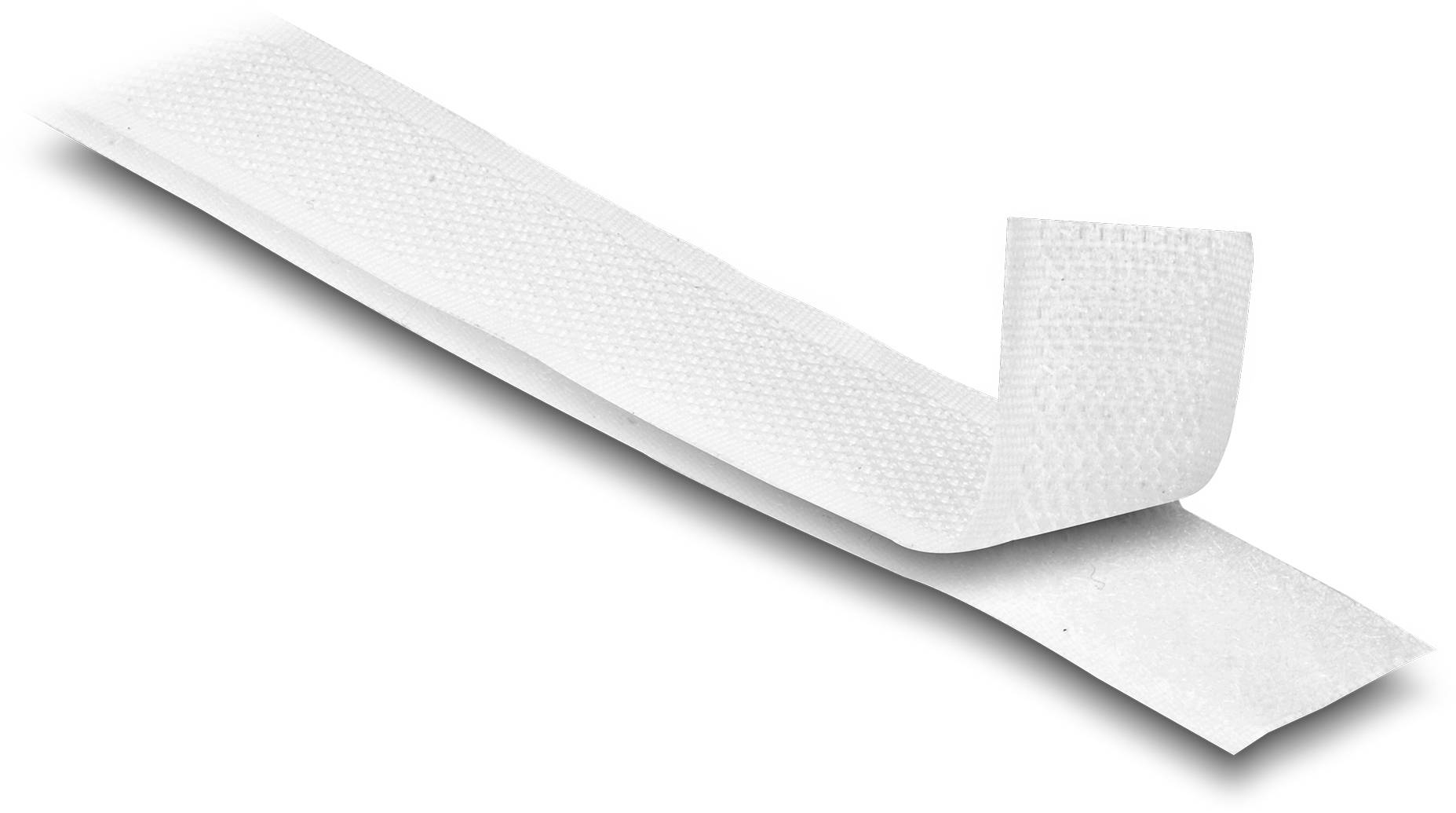Thumbnail - Delock 20922 Klettband zum Aufnähen Haft- und Flauschteil (L x B) 25 m x 20 mm Weiß 1 St.