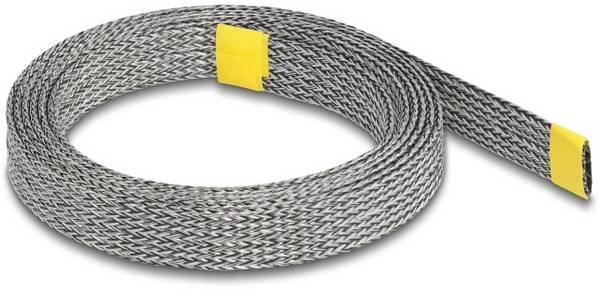 Delock 20939 20939 Geflechtschlauch Grau Polyester 2 m 14 bis 30 mm 1 St.