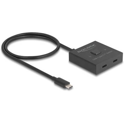 Delock 18911 USB-C® (USB 3.2 Gen 2) Umschalter Schwarz-1