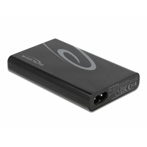 Delock 41453 USB Ladegerät USB-C®, USB-A USB PD Schwarz Steckdose USB Power Delivery (USB-PD), Überstromschutz, Schnelll...