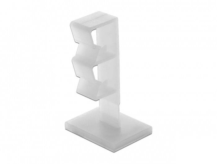 Delock Kabel-Halteclips Nylon Natur (L x B x H) 23.6 x 31.5 x 56 mm 10 St. 60177-1