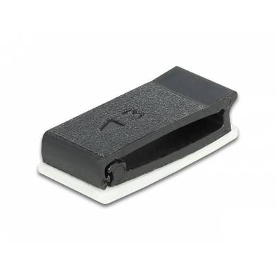 Delock Kabel-Halteclips Nylon Schwarz (B x H) 8 mm x 4 mm 10 St. 60185-0