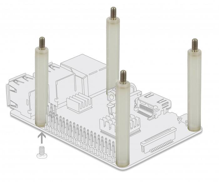 Delock 60240 Abstandsschraube 1 St.-3