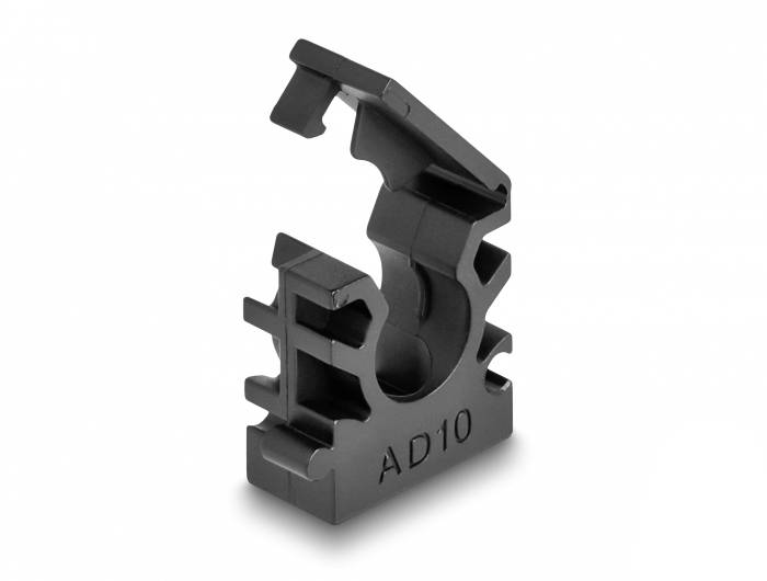 Thumbnail - Delock Kabelschlauchhalter Kunststoff Schwarz (B x H) 30 mm x 12.5 mm 8 St.