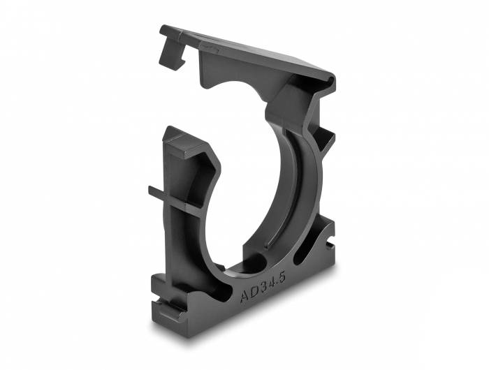 Thumbnail - Delock Kabelschlauchhalter Kunststoff Schwarz (B x H) 51 mm x 16 mm 4 St.