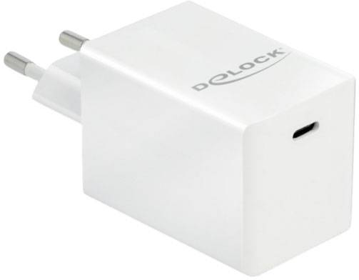 Delock 41447 USB Ladegerät 60 W USB PD Weiß Steckdose USB Power Delivery (USB-PD), Überstromschutz