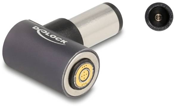 Delock Seriell Adapter [1x DC-Hohlstecker - 1x Magnetanschluss] Anthrazit