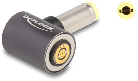 Delock Seriell Adapter [1x DC-Stecker 5.5 mm - 1x Magnetanschluss] Grau