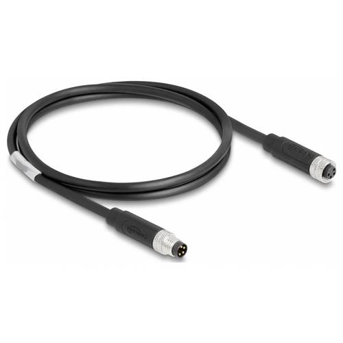 Thumbnail - Delock 80142 Sensor-/Aktor-Steckverbinder, konfektioniert M8 1 m 1 St.