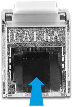 Delock 87030 RJ45-Einbaumodul Keystone CAT 6a 1 St.-3