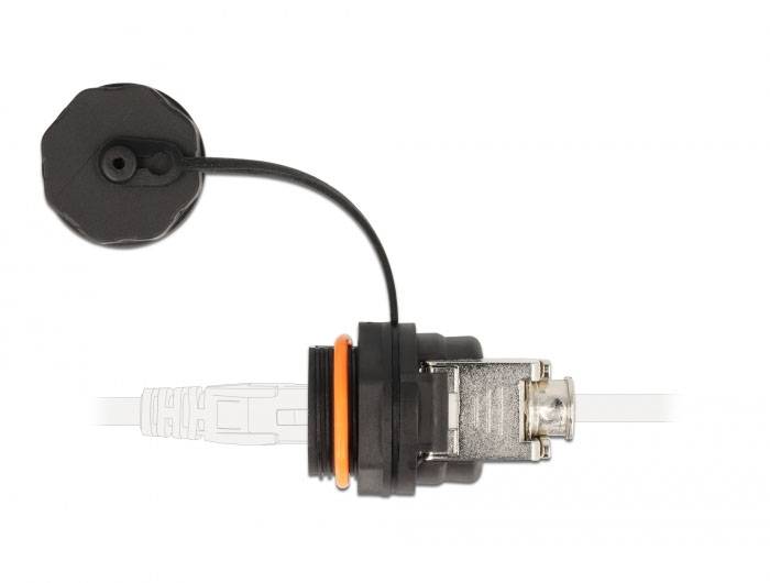 Delock RJ45 Netzwerk Adapter Kabel [1x RJ45-Buchse - 1x LSA] 0 mm Schwarz-2