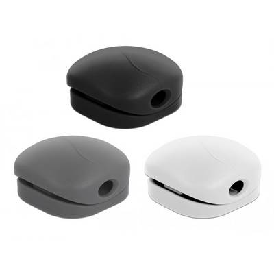 Delock Kabel-Halteclips ABS Schwarz (L x B x H) 36 x 36 x 15 mm 1 Set 18299-0