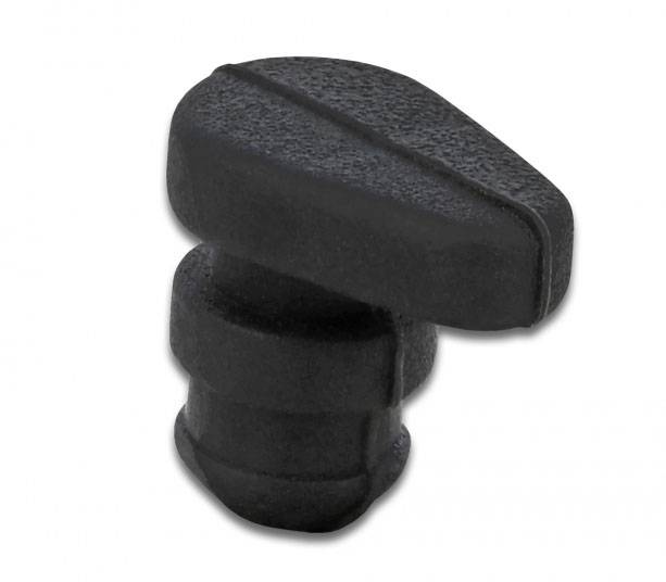 Delock 18305 Montagematerial Schwarz (B x H x T) 7.35 x 4.97 x 8 mm 1 St.-2