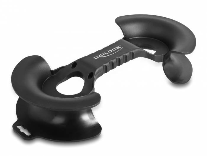 Delock 18434 Kabelhalter 18434 Schwarz 1 St.-1