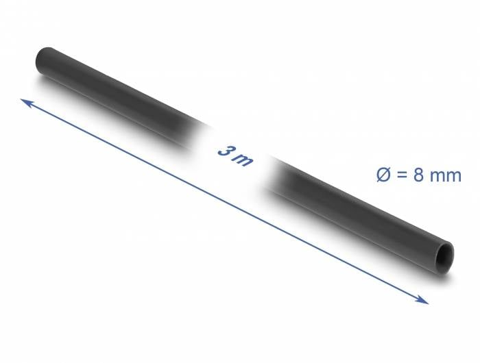 Delock 19000 19000 Kabelschlauch 8 mm (min) Schwarz 1 St.-2