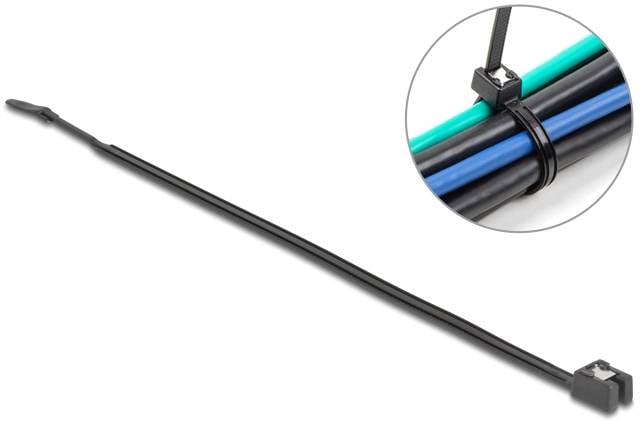 Delock 19469 Kabelbinder Schwarz 50 St.