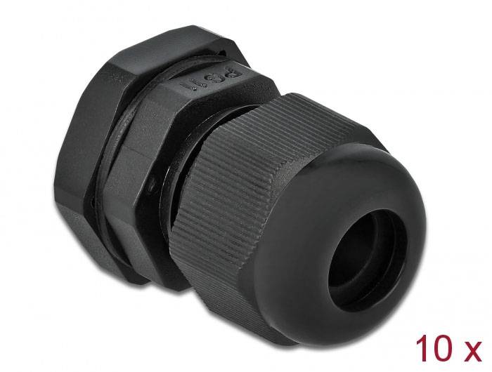 Delock 60196 wasserdicht Kunststoff Schwarz 1 St.-0