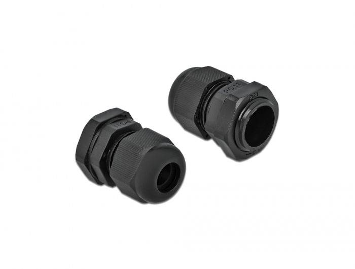 Delock 60196 wasserdicht Kunststoff Schwarz 1 St.-2