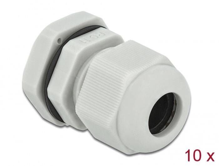Delock 60197 wasserdicht PG11 Kunststoff Grau 1 St.-1