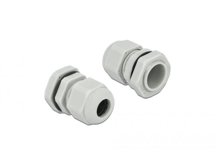 Delock 60197 wasserdicht PG11 Kunststoff Grau 1 St.-2