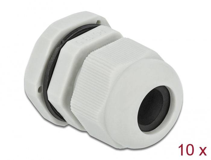 Delock 60199 wasserdicht PG13.5 Kunststoff Grau 1 St.-1