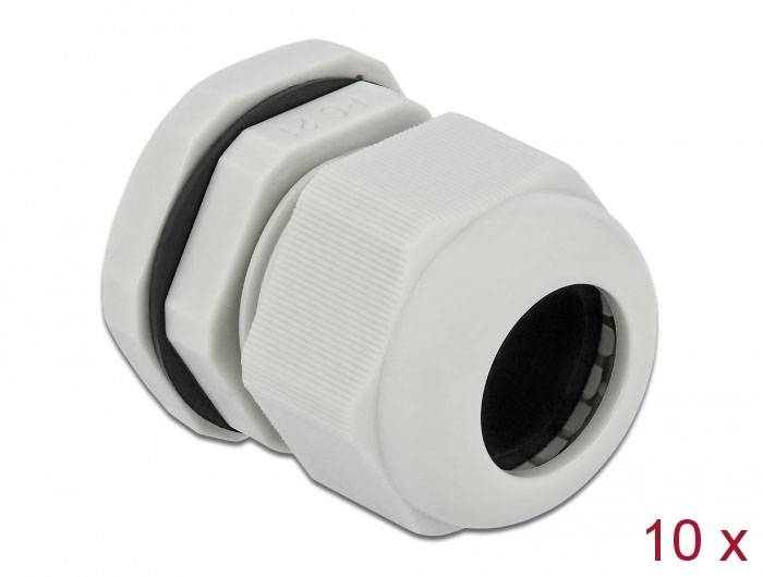 Delock 60223 wasserdicht PG21 Kunststoff Grau 1 St.-1