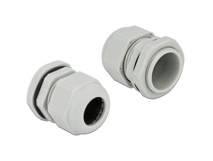 Delock 60223 wasserdicht PG21 Kunststoff Grau 1 St.-2
