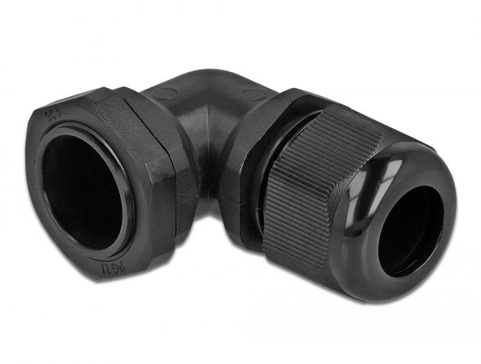 Delock 60335 wasserdicht PG21 Kunststoff Schwarz 1 St.-1