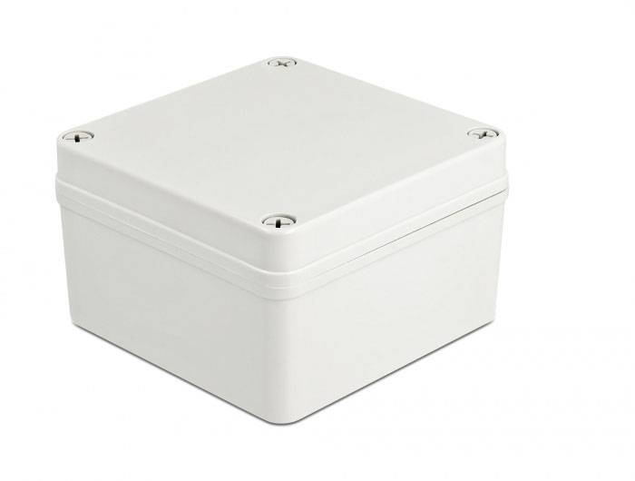 Delock 60398 Installations-Gehäuse 125 x 75 x 125 Grau 1 St. Box