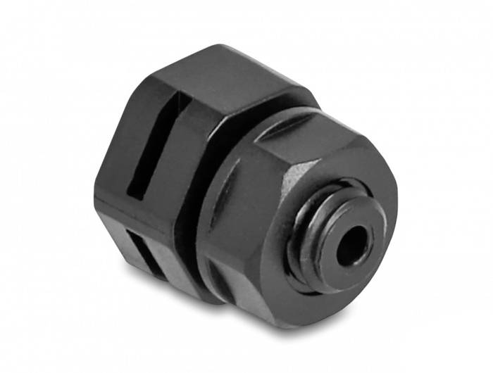Delock 60477 60477 Druckausgleichselement 4 mm M6 Polyamid Schwarz 1 St.-1