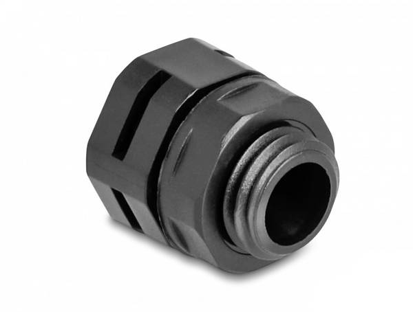 Delock 60479 60479 Druckausgleichselement wasserdicht M12  M12  Polyamid Schwarz 1 St.