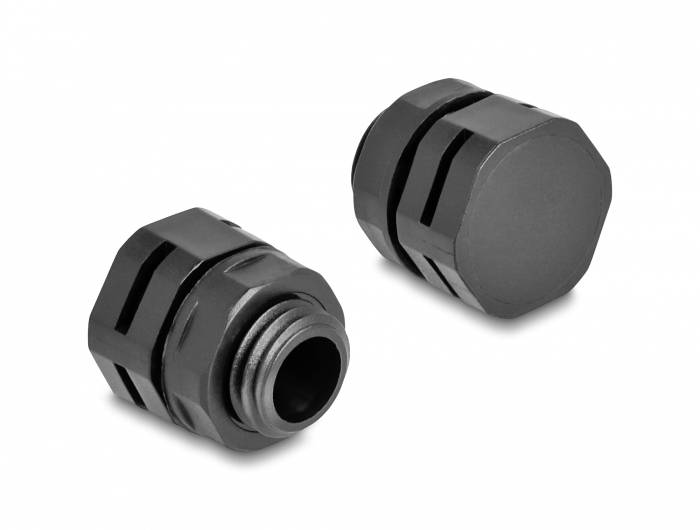Delock 60479 60479 Druckausgleichselement wasserdicht M12 M12 Polyamid Schwarz 1 St.-2