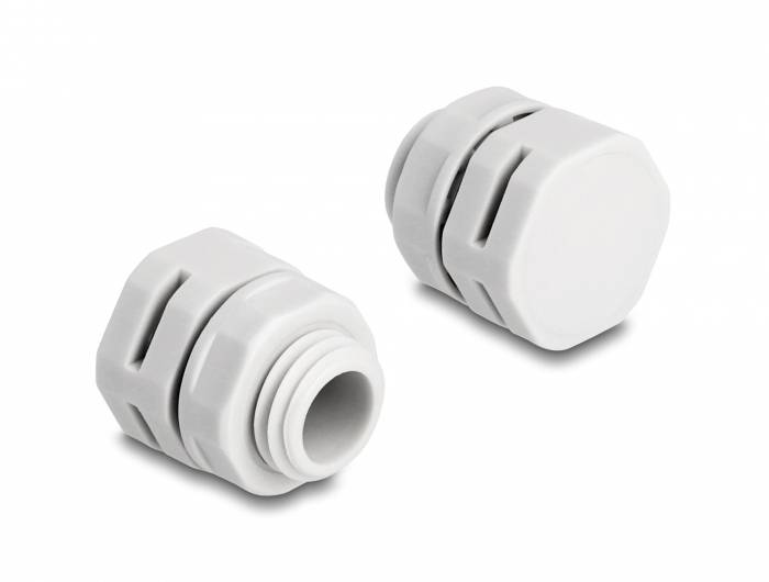 Delock 60480 60480 Druckausgleichselement wasserdicht M12 M12 Polyamid Grau 1 St.-4