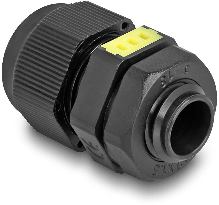 Delock 60614 belüftet M12 Kunststoff Schwarz 1 St.-2