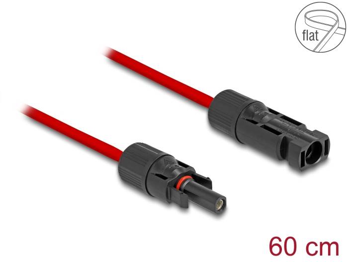 Delock 60674 60674 Solar-Kabel 3.3 mm² Kabellänge 0.6 m-2