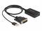'DVI zu HDMI Konverterkabel mit USB-Anschluss von Delock, ermöglicht die Umwandlung von DVI-Signalen in HDMI-Signale.'