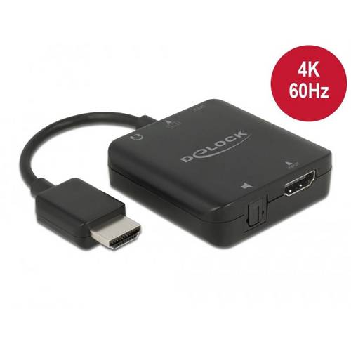 Delock 63333 HDMI / USB-Micro-B / Klinke / S/PDIF Adapter [1x HDMI-Stecker - 1x Micro-USB-Buchse, Klinke, HDMI-Buchse, S...