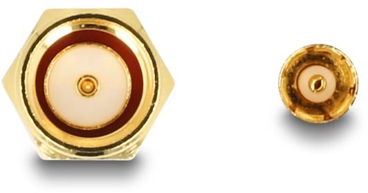 Delock 90205 90205 SMA-Adapter SMA-Stecker - SMB-Stecker 1 St.-2