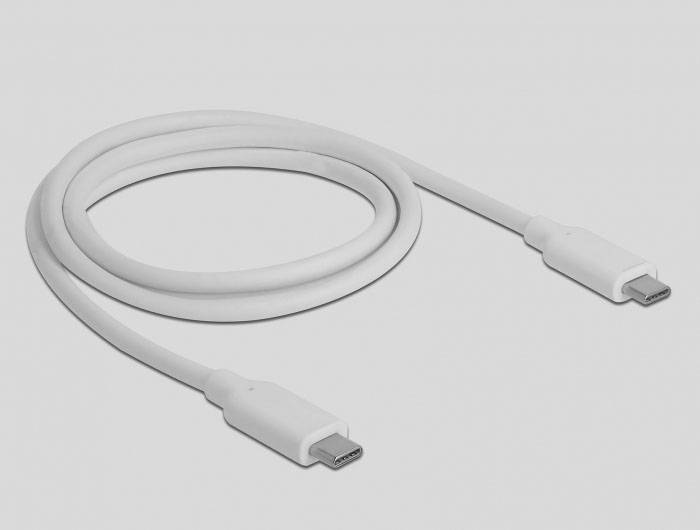 Delock 64080 USB Ladegerät 74 W USB-C® Buchse (Power Delivery), USB-A Buchse USB PD Weiß Steckdose USB Power Delivery (U-3