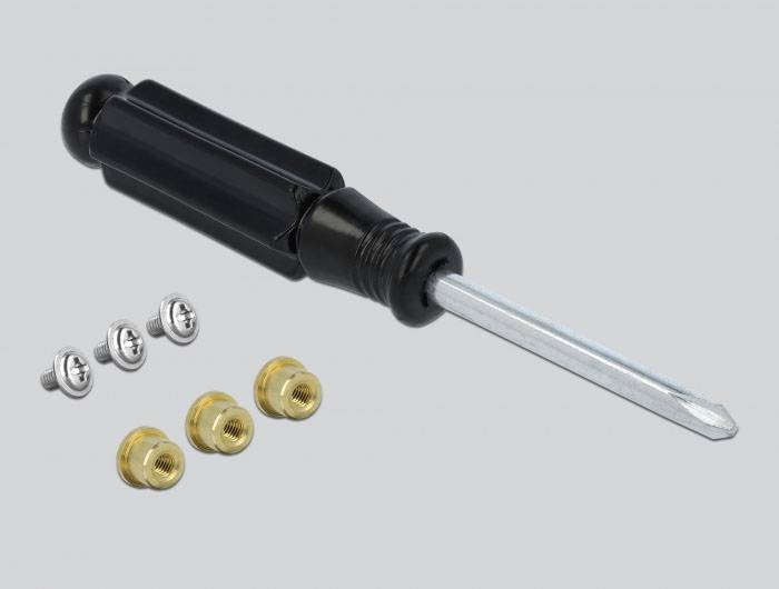 Delock Seriell Adapter [1x M.2 Key B-Buchse - 1x mSATA-Stecker] Mehrfarbig-4