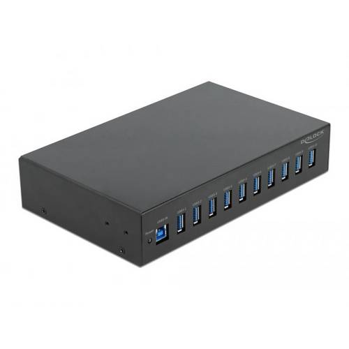 Thumbnail - Delock 64112 USB 3.2 Gen 1-Hub (USB 3.0) Schwarz