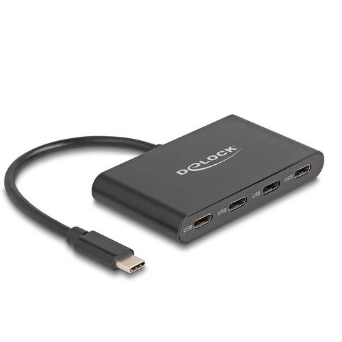 Thumbnail - Delock 64129 USB-C® (USB 3.2 Gen 1) Multiport Hub Schwarz